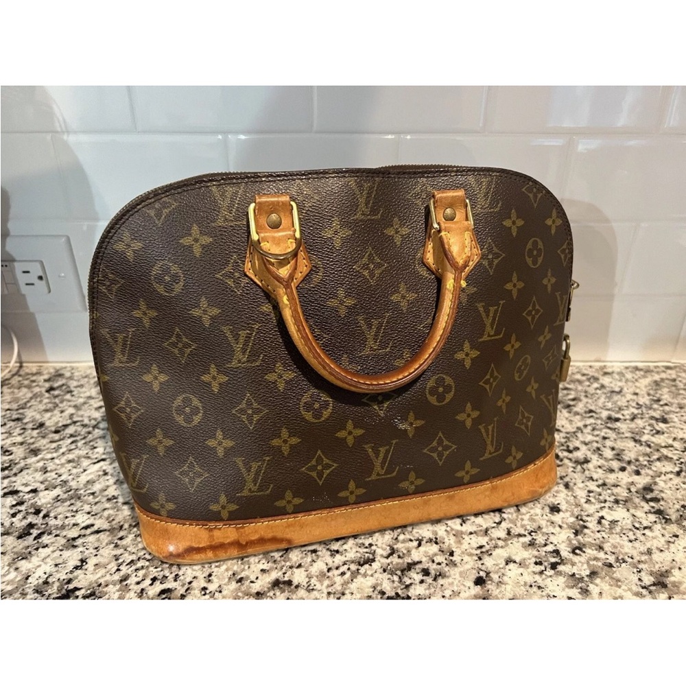 Louis Vuitton Brown Monogram Handbag - Picture 1 of 9